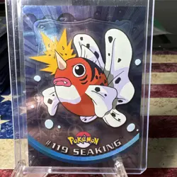 2000 Topps Pokemon TV Animation Series #119 SEAKING Foil - Image 1