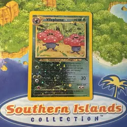 Pokemon Vintage Southern Islands Reverse Holo Vileplume 17/18 Rare English Promo - Image 1
