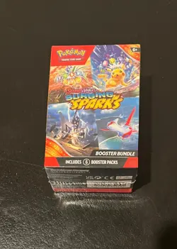 Pokemon TCG Scarlet & Violet Surging Sparks Booster Bundle 6 Packs - New Sealed - Image 1