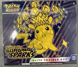 POKEMON FACTORY SEALED SURGING SPARKS ETB ELITE TRAINER BOX NEW HOT🔥 - Image 1