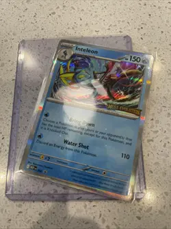 MINT Inteleon PRERELEASE STAMP Mega Set Pokemon TCG - Image 1