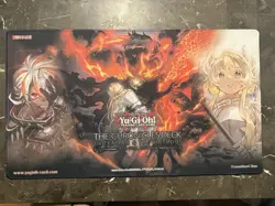 Yugioh The Chronicles Deck The Fallen & The Virtuous Release Event PRIZE Playmat - Image 1