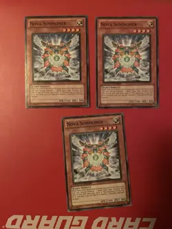3x Nova Summoner GLD3-EN Common 1st Ed NM Yugioh - Image 1