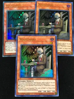 Yugioh Wrightmare DUOV-EN065 1ST Ultra X3 (LP) - Image 1