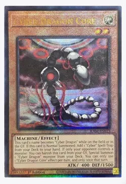 Yu-Gi-Oh! New Cyber Strike 1st Edition Structure Deck & (PUR) Cyber Dragon Core - Image 2