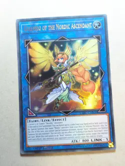 Yugioh Gullveig of the Nordic Ascendant LEHD-ENB00 Ultra Rare 1st Edition NM - Image 1
