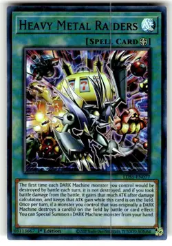 Heavy Metal Raiders 1st Edition (Purple) Ultra Rare LDS1-EN077 Yu-Gi-Oh! NM - Image 1