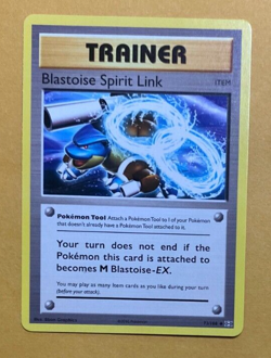 2016 POKEMON TRAINER CARD BLASTOISE SPIRIT LINK POKEMON CARD - Image 1