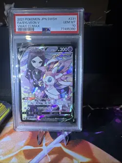 Pokemon Card Sylveon v 231/184 S-P 2-Set Japanese Edition PSA GEM MT 10 - Image 1