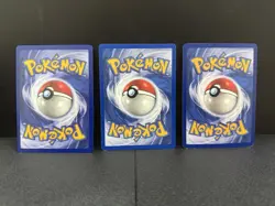 Vintage Fossil Pokemon Card Lot Geodude Graveler Golem 47/62 37/62 36/62 - Image 2