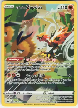 Galarian Zapdos - Promo SWSH: Sword & Shield Promo Cards SWSH283 LP-NM - Image 1