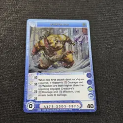 Chaotic TCG Viqtarr Rare Holo Card 80/50/75/35 40 Energy - Image 1