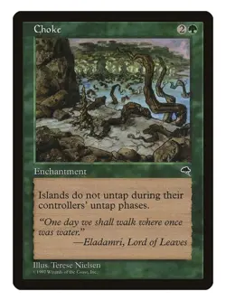 Choke MTG Tempest Uncommon LP Lightly Played Single Card - Image 1