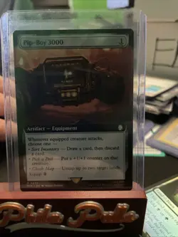Pip-Boy 3000 (Extended Art) -Foil Near Mint MTG Universes Beyond: Fallout - Image 1