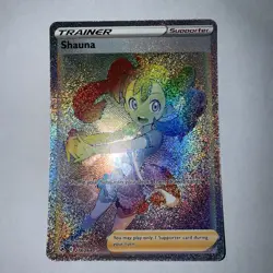Pokemon Card TCG - Shauna 278/264 - Fusion Strike - Secret Rainbow Rare - NM ⭐ - Image 1