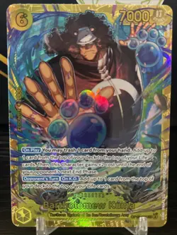 Bartholomew Kuma SEC OP12-119 Legacy of the Master One Piece Card Game English - Image 1