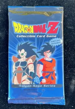 *FACTORY SEALED* SCORE DRAGON BALL Z SAIYAN SAGA SERIES BOOSTER PACK 9 CARDS - Image 1