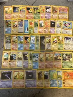 49 Card WOTC Pokemon lot - Base Set Shadowless Neo Gym Jungle Fossil Legendary - Image 1