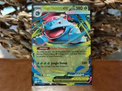Mega Venusaur ex 003/132 Mega Evolution Holo Double Rare Pokemon Card NM - Image 1