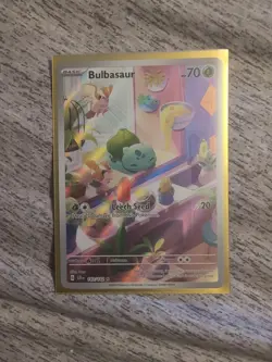 Pokemon TCG Bulbasaur Card 143/142 Stellar Crown Illustration, Rare - Image 2