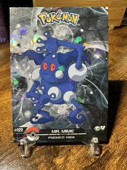 2025 Pokemon Crystal Card Collection Black Dark Edition #122 Mr. Mime Holo - Image 1