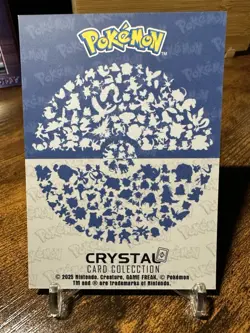 2025 Pokemon Crystal Card Collection Black Dark Edition #122 Mr. Mime Holo - Image 3