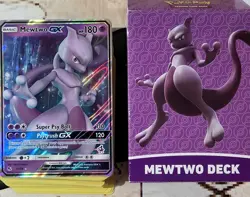 X 1 Pokemon TCG 2021 Battle Academy Mewtwo Deck Open Box Cards Are Mint Unplayed - Image 2