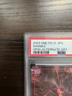 PSA 10 Shanks OP09-004 SR Emperors in the New World - ONE PIECE Card Japanese - Image 3