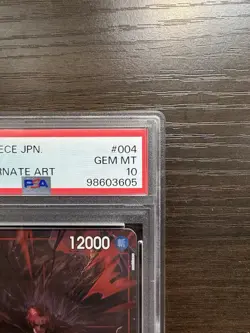 PSA 10 Shanks OP09-004 SR Emperors in the New World - ONE PIECE Card Japanese - Image 4