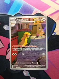 Gumshoos Illustration Rare 153/132 Mega Evolution Pokemon TCG Near Mint Card NM - Image 2