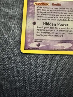 Pokemon Unown M EX TCG Holo Rare Card M/28 Unseen Forces - Image 2