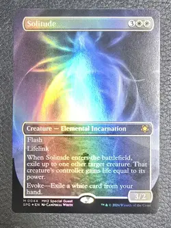 Solitude (Borderless) Special Guests Foil MTG NM Magic Card - Image 1