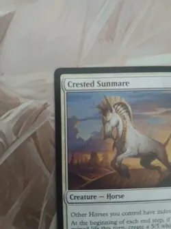 Magic The Gathering Crested Sunmare The List NM White - Image 2