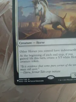 Magic The Gathering Crested Sunmare The List NM White - Image 4