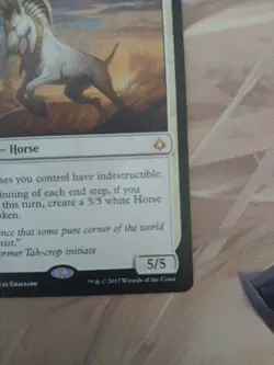 Magic The Gathering Crested Sunmare The List NM White - Image 5