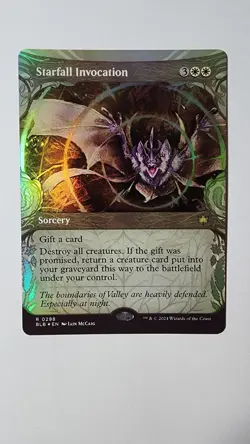 Starfall Invocation (Showcase) Bloomburrow Foil - Image 1