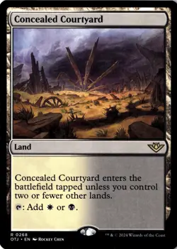 Concealed Courtyard R Outlaws of Thunder Junction 268 NM - Image 1