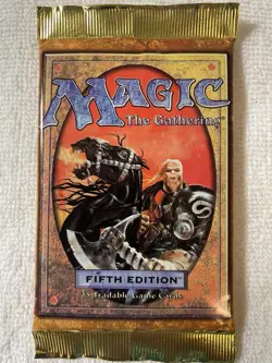Magic the Gathering 5th Edition Factory Sealed Booster Pack - Image 1