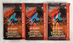 3 NEW Magic The Gathering OUTLAWS OF THUNDER JUNCTION Collector Booster MTG TCG - Image 1