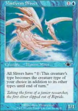 4 Mistform Sliver - LP - Legions - mtg - x4 4x - Image 1