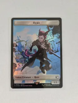 Hero (0003) Knight Double-Sided Token Final Fantasy Foil - Image 1