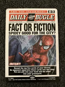 Magic The Gathering MTG - Fact or Fiction (1995) - Spider-Man Secret Lair Drop - Image 1