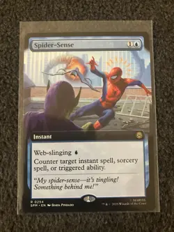 Magic The Gathering MTG - Spider-Sense (Extended Art) - SPM - Image 1