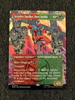 Magic The Gathering MTG - Scarlet Spider, Ben Reilly (Borderless) - SPM - Image 1