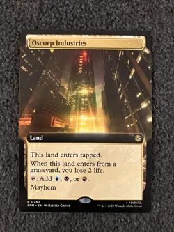 Magic MTG - Oscorp Industries (Extended Art) - Marvel's Spider-Man - Image 1