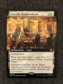 Magic MTG - Friendly Neighborhood (Extended Art) - Marvel's Spider-Man - Image 1