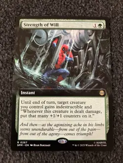 Magic MTG - Strength of Will (Extended Art) - Marvel's Spider-Man - Image 1