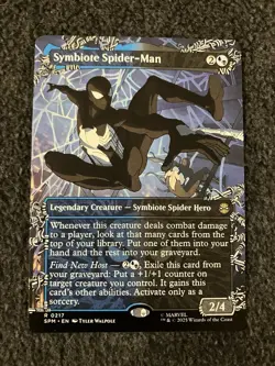 Magic MTG - Symbiote Spider-Man (Borderless) - Marvel's Spider-Man - Image 1