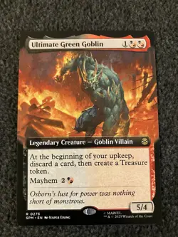 Magic MTG - Ultimate Green Goblin (Extended Art) - Marvel's Spider-Man - Image 1