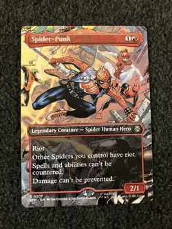 Magic The Gathering MTG - Spider-Punk (0207) (Borderless) - Marvel's Spider-Man - Image 1